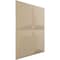 Ekena Millwork 19 5/8in. W x 19 5/8in. H Tellson EnduraWall Decorative 3D Wall Panel Covers 2.67 Sq. Ft. WP20X20TEGBE - alternate 4